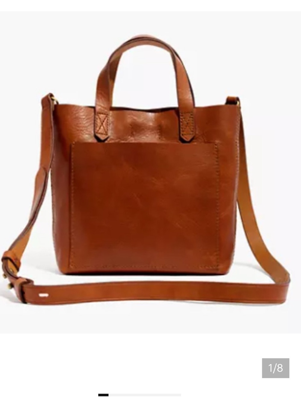 Madewell Leather transport crossbody bag
